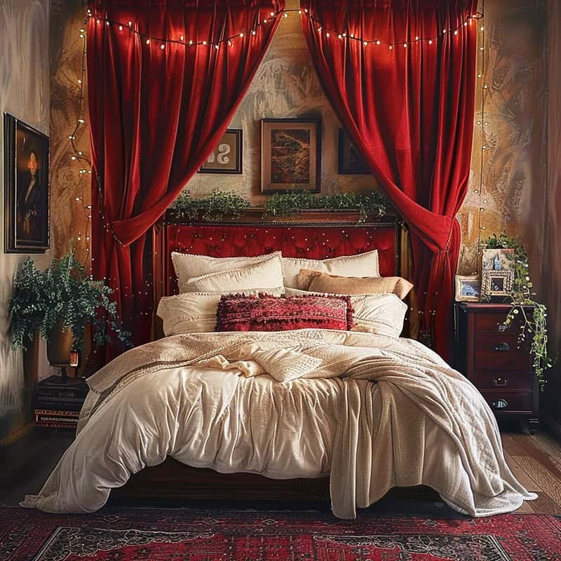 Red Home Bedroom Refresh Ideas