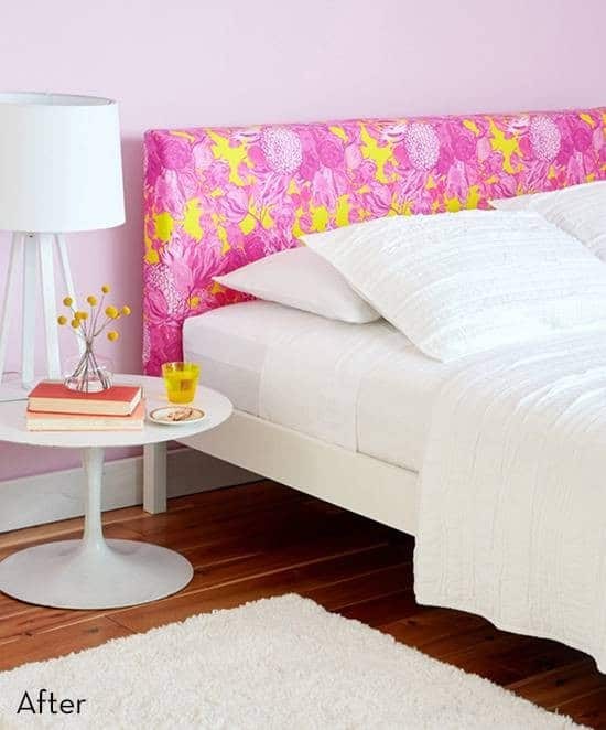 Upholstered Headboard with IKEA Bed Frame