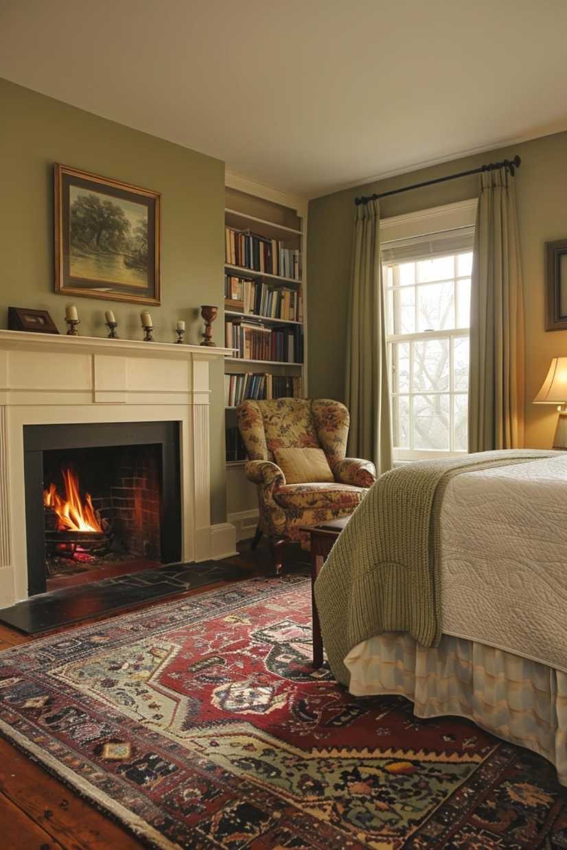 Fireside Reading Nook