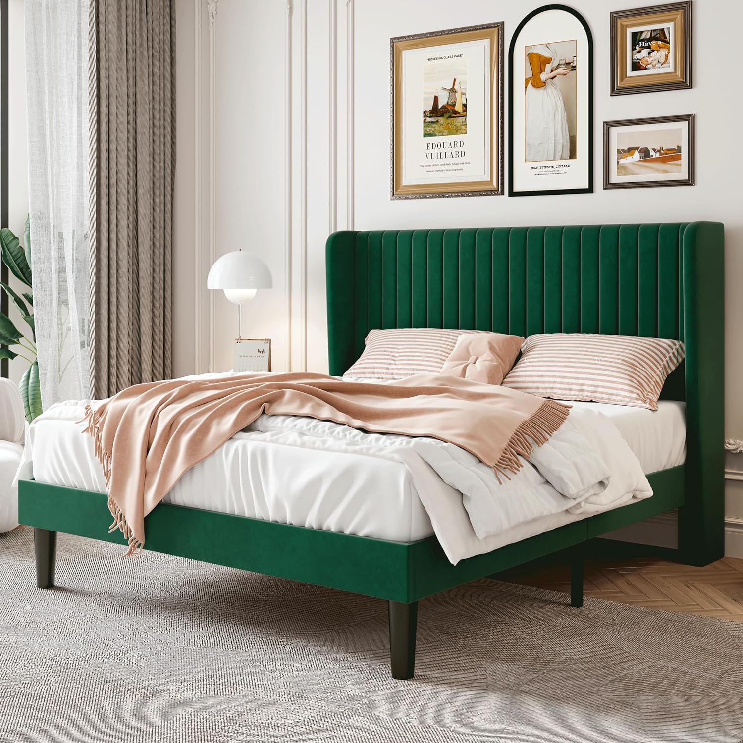 Sage Green Bed Frame or Headboard: A Statement Piece for Serenity