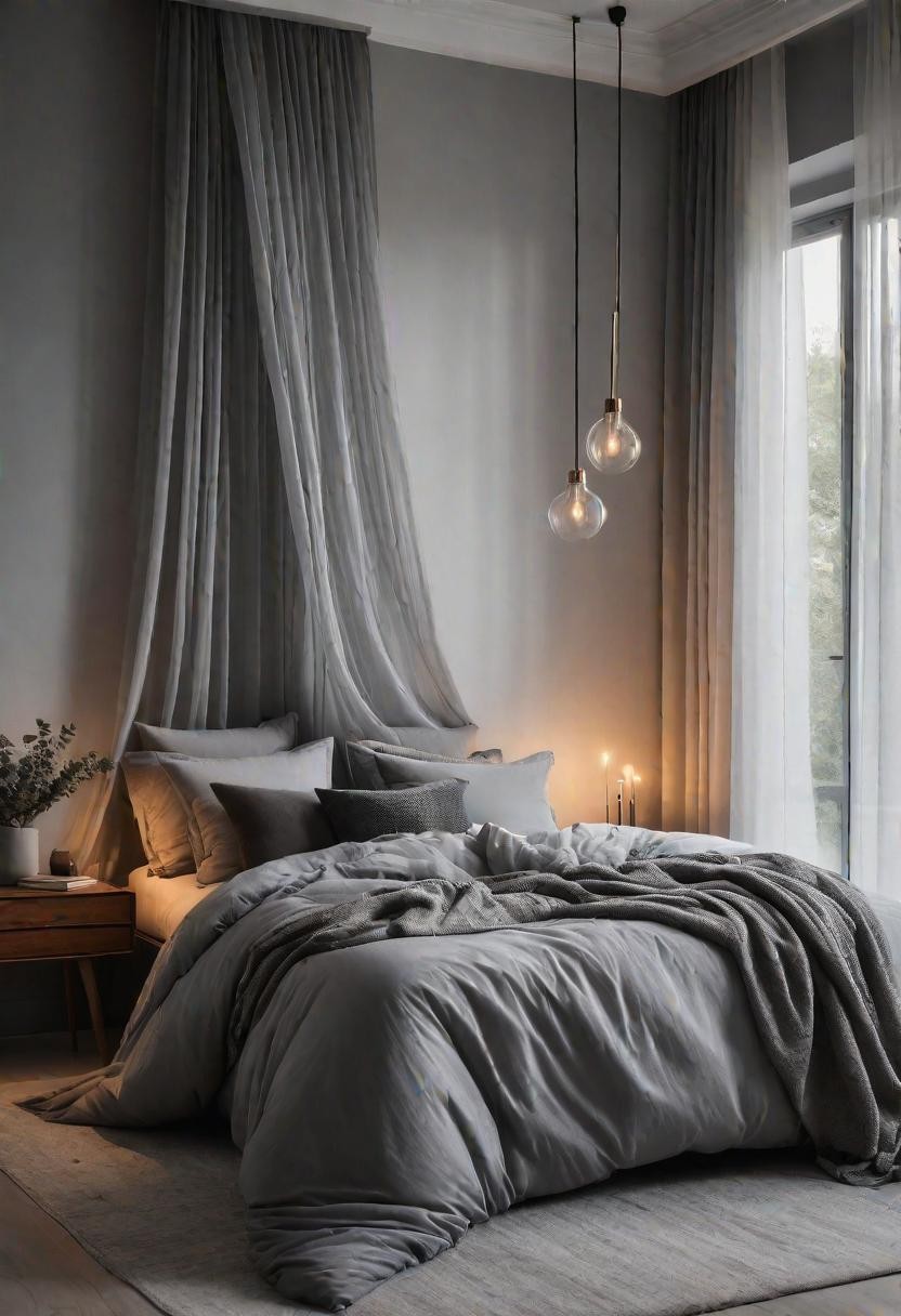 Ethereal Grey Bedroom Inspiration