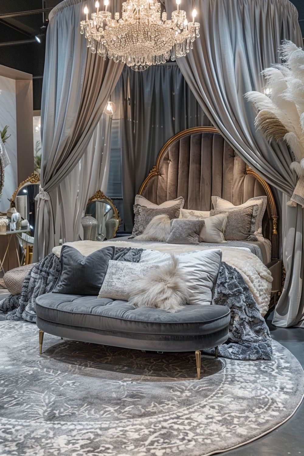 Boho Luxe Refuge: Elegant Bedroom Oasis