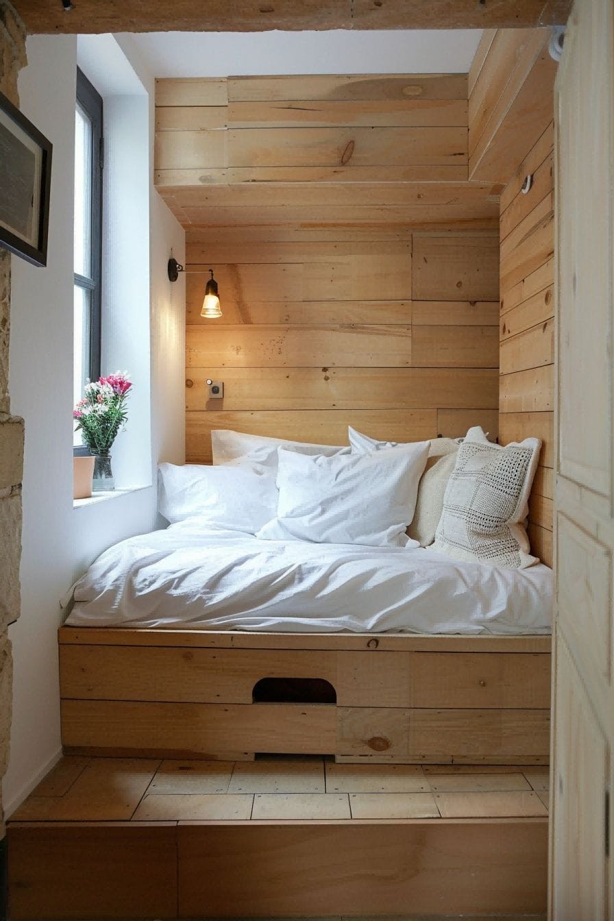 Get a bed with built-in storage