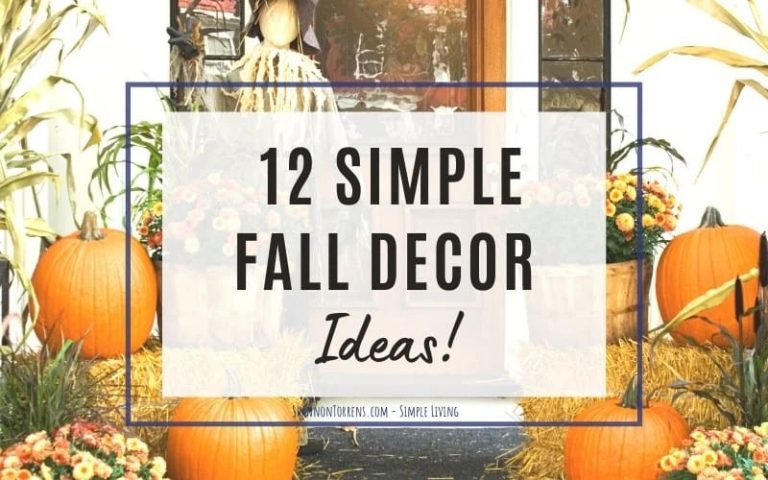 12 Simple Fall Decor Ideas