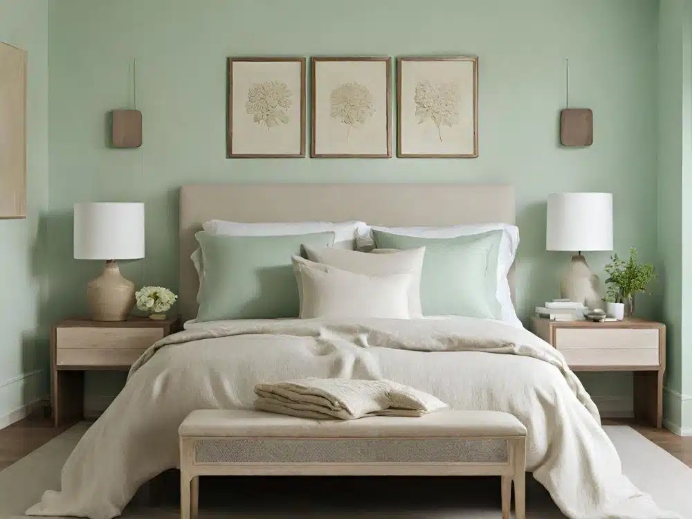 Pale Mint And Linen