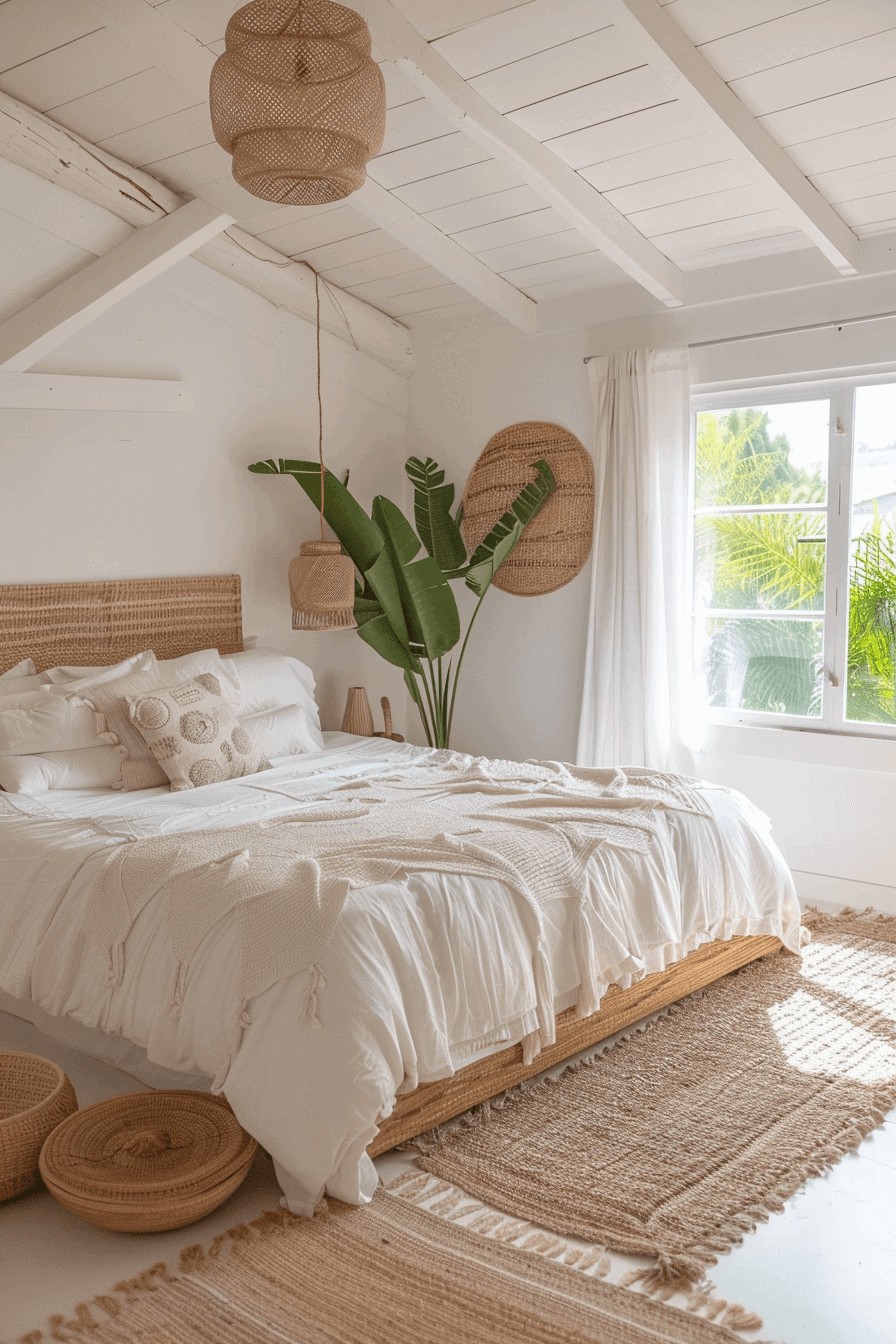 Bright and Airy Boho-Style Bedroom