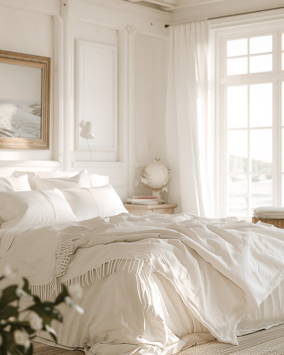 Summer Whites: Fresh and Crisp Bedroom Ideas