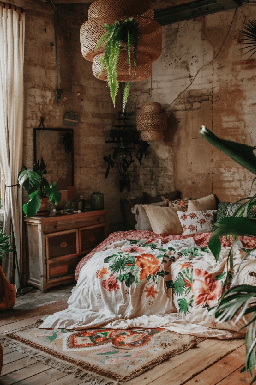 Tropical Accents Boho-Style