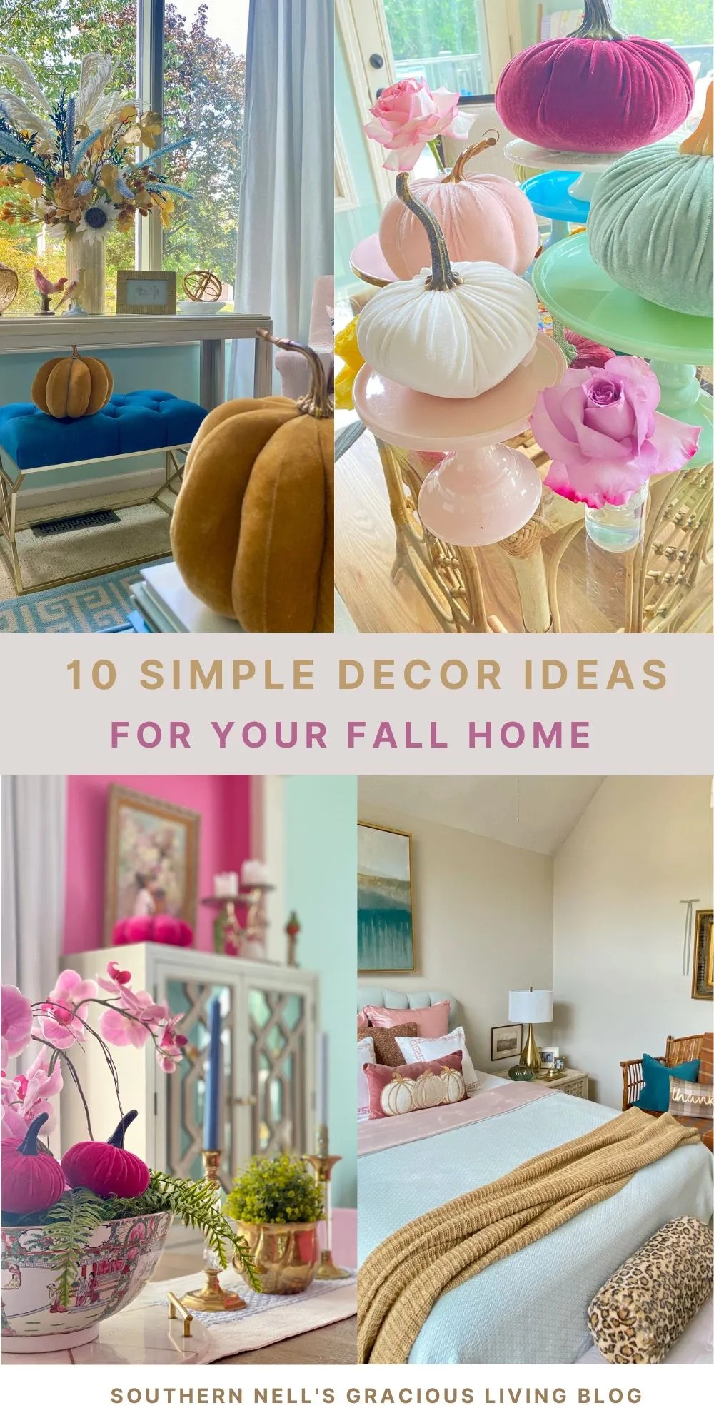 How do I add fall décor to my house?