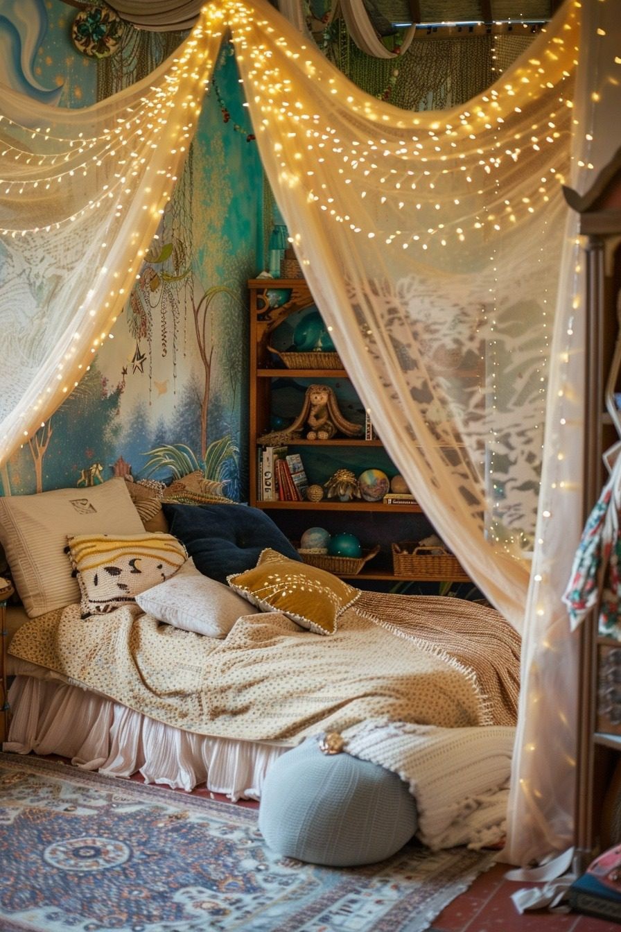 Enchanting Space: Boho Bedroom Designs for Teens