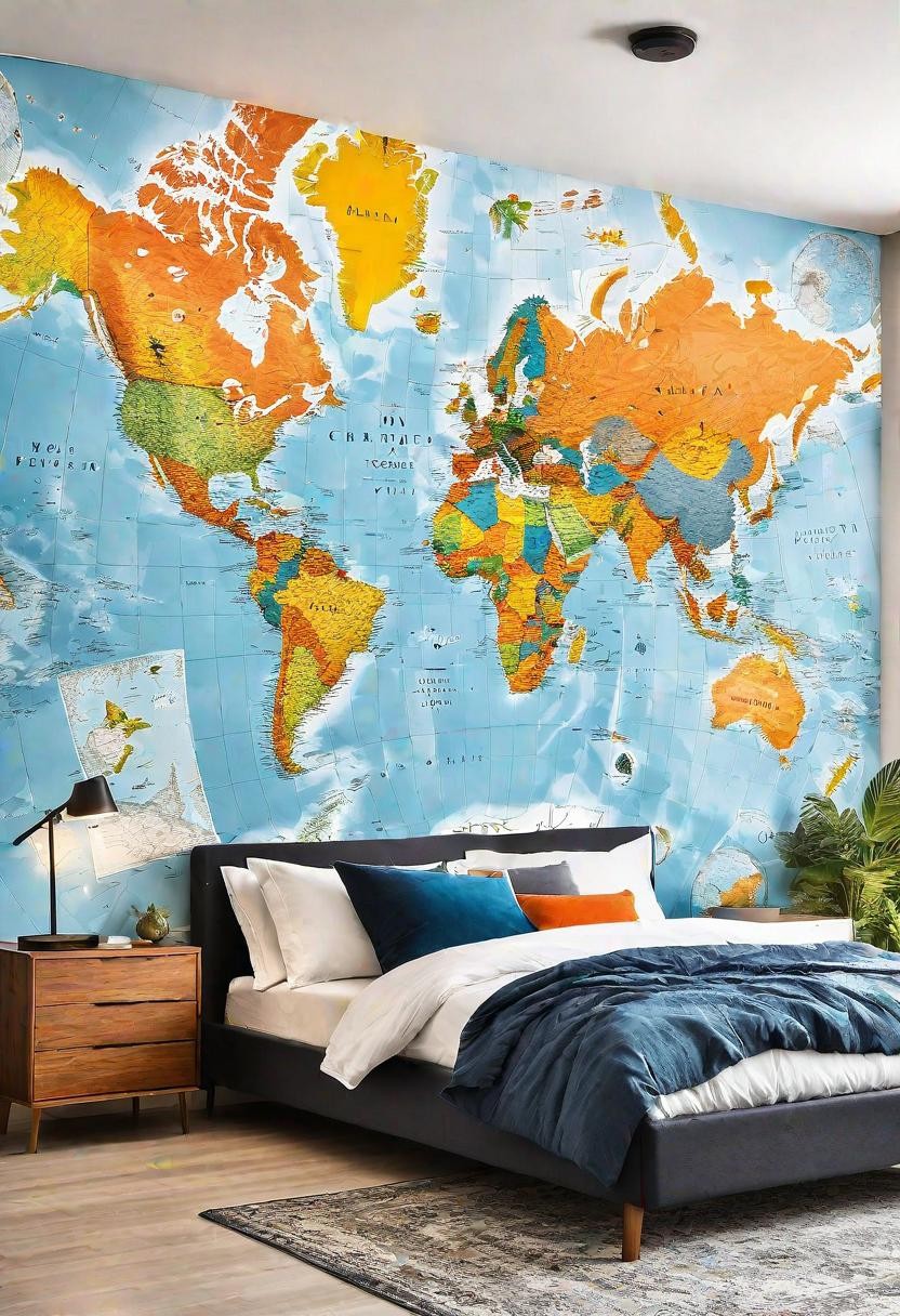 World Map Wall Decal