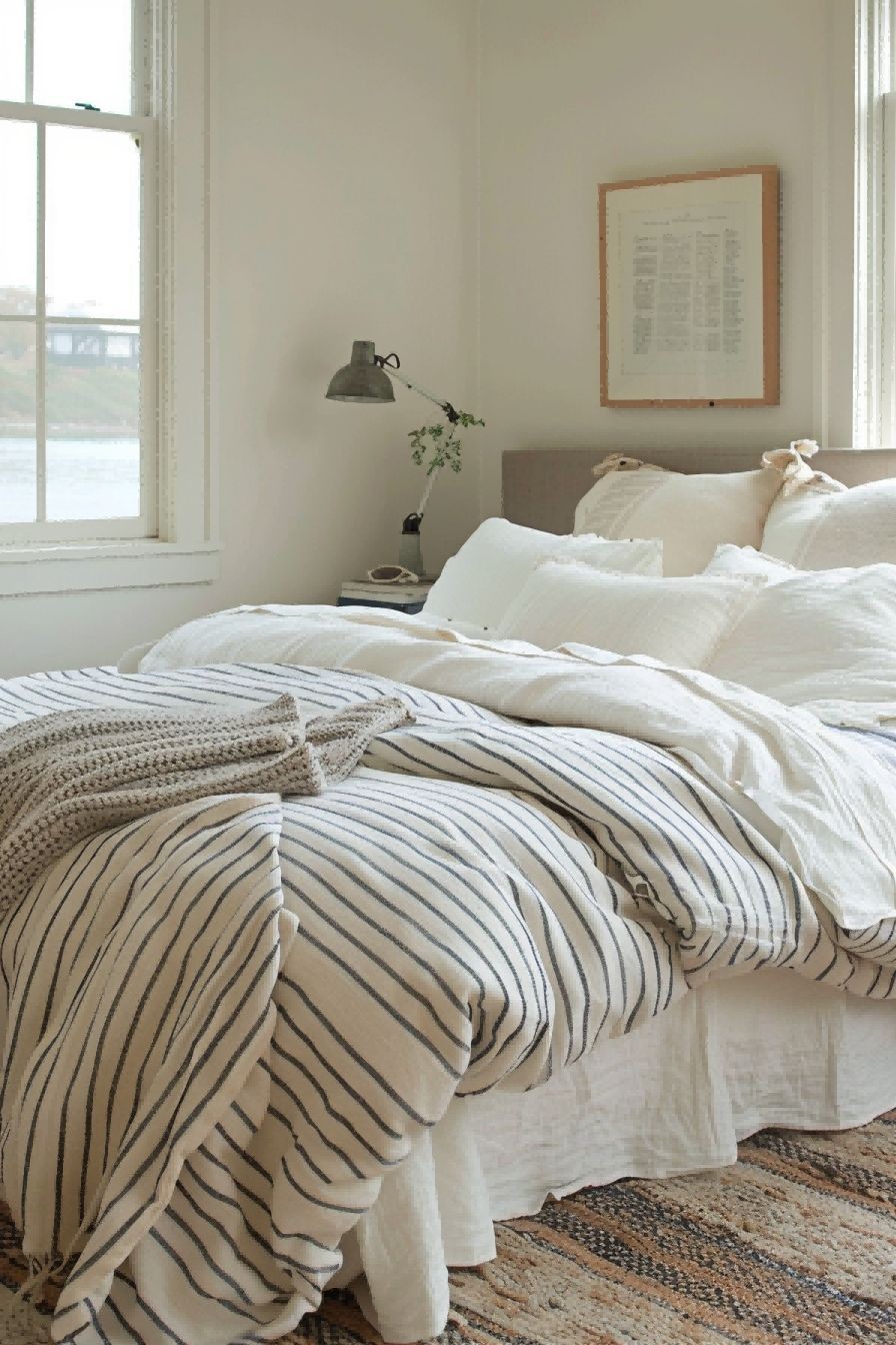 Add Striped Bedding