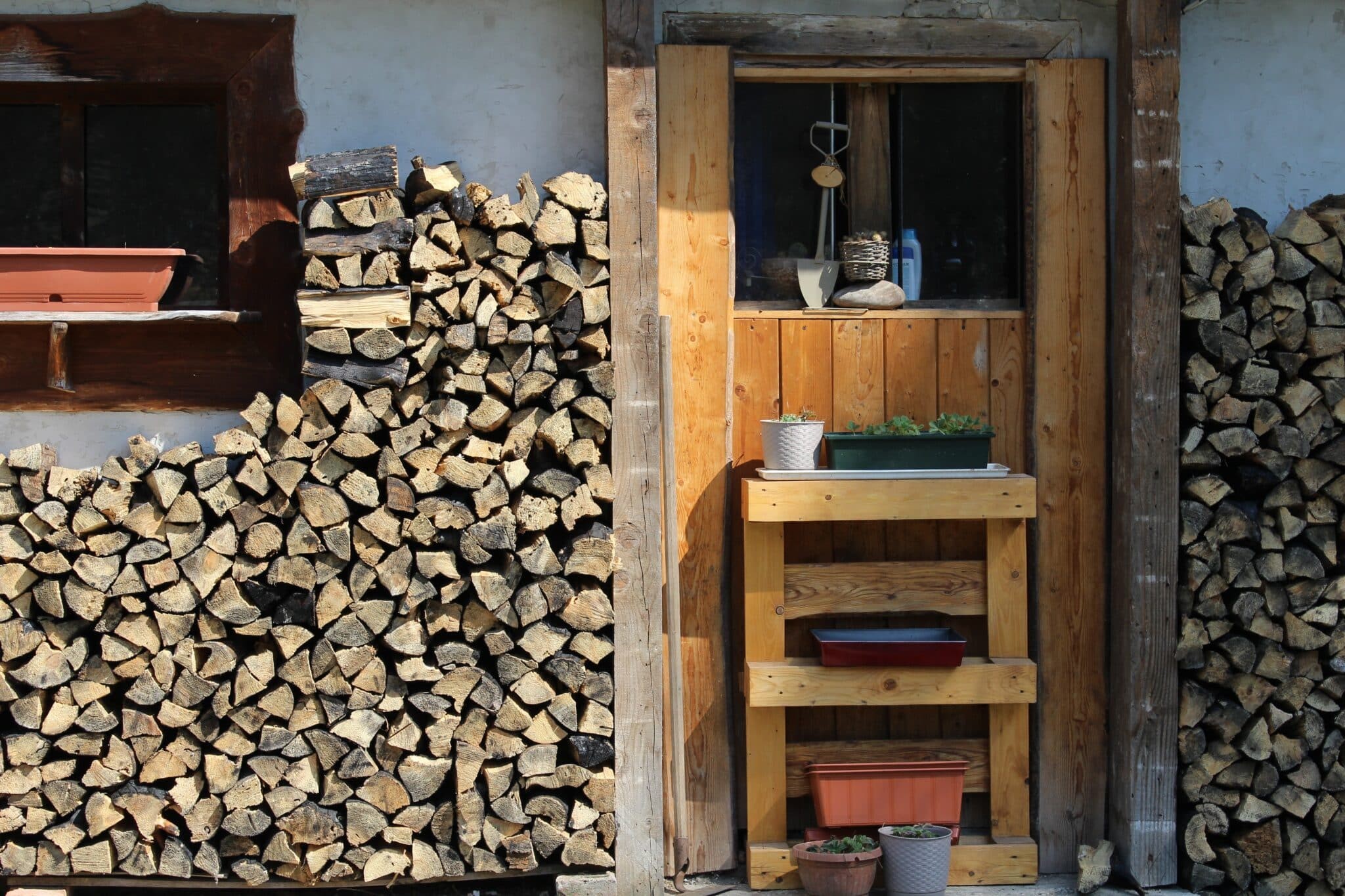 A Birdhouse Assemblage and Barnwood Door