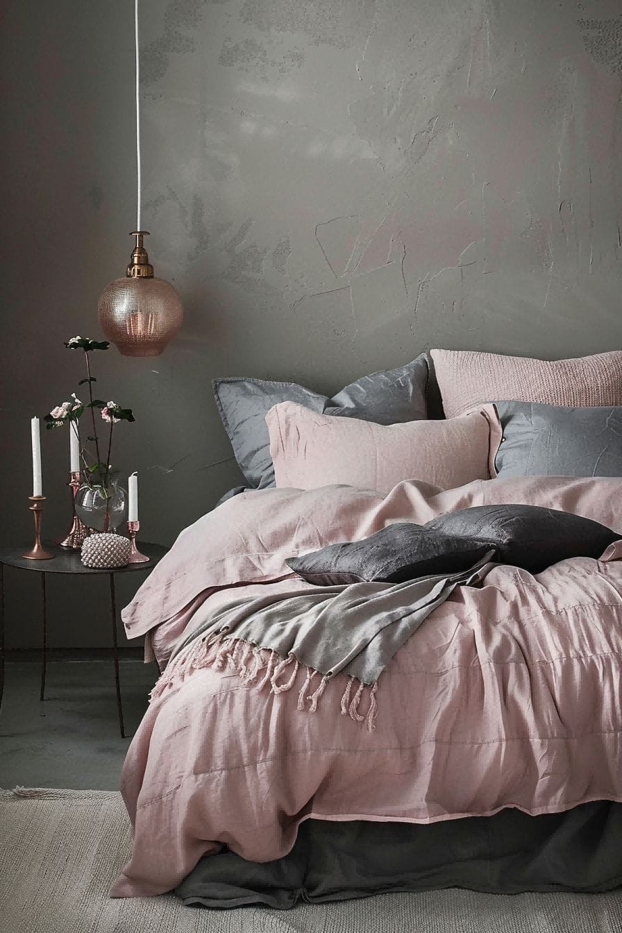 Pair Pink and Gray