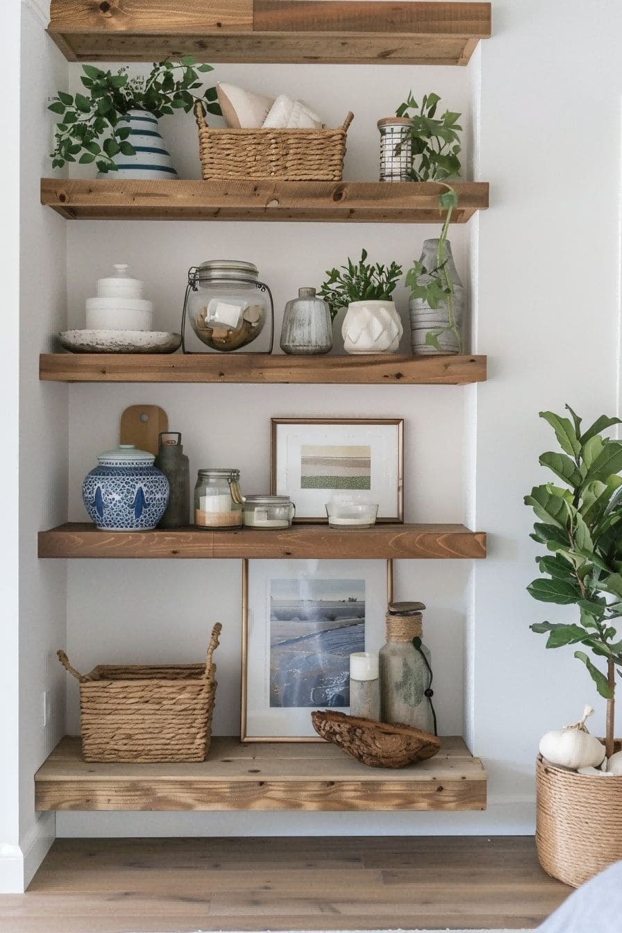 Decorate Open Shelving