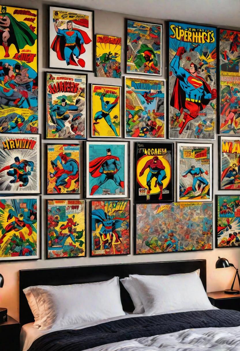 Retro Comic Book Wall Art