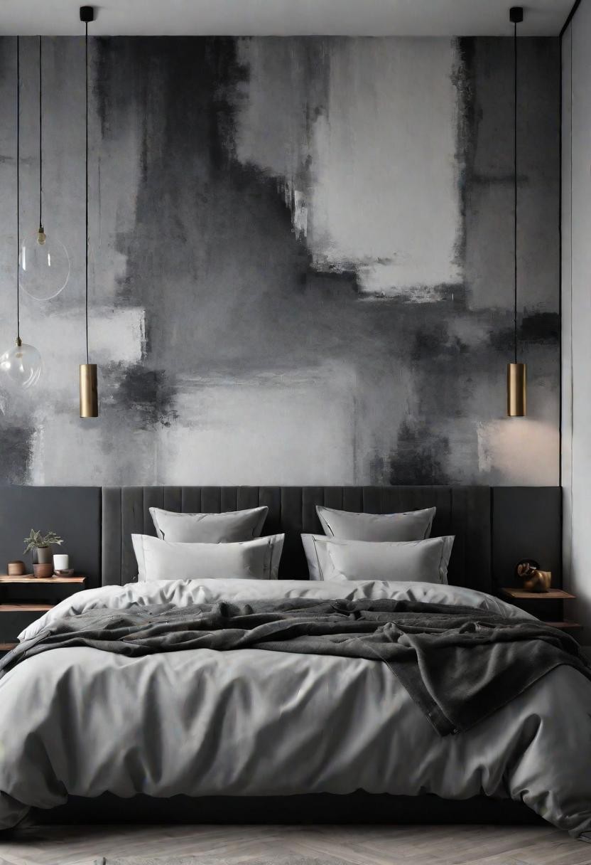 Abstract Grey Wall Murals