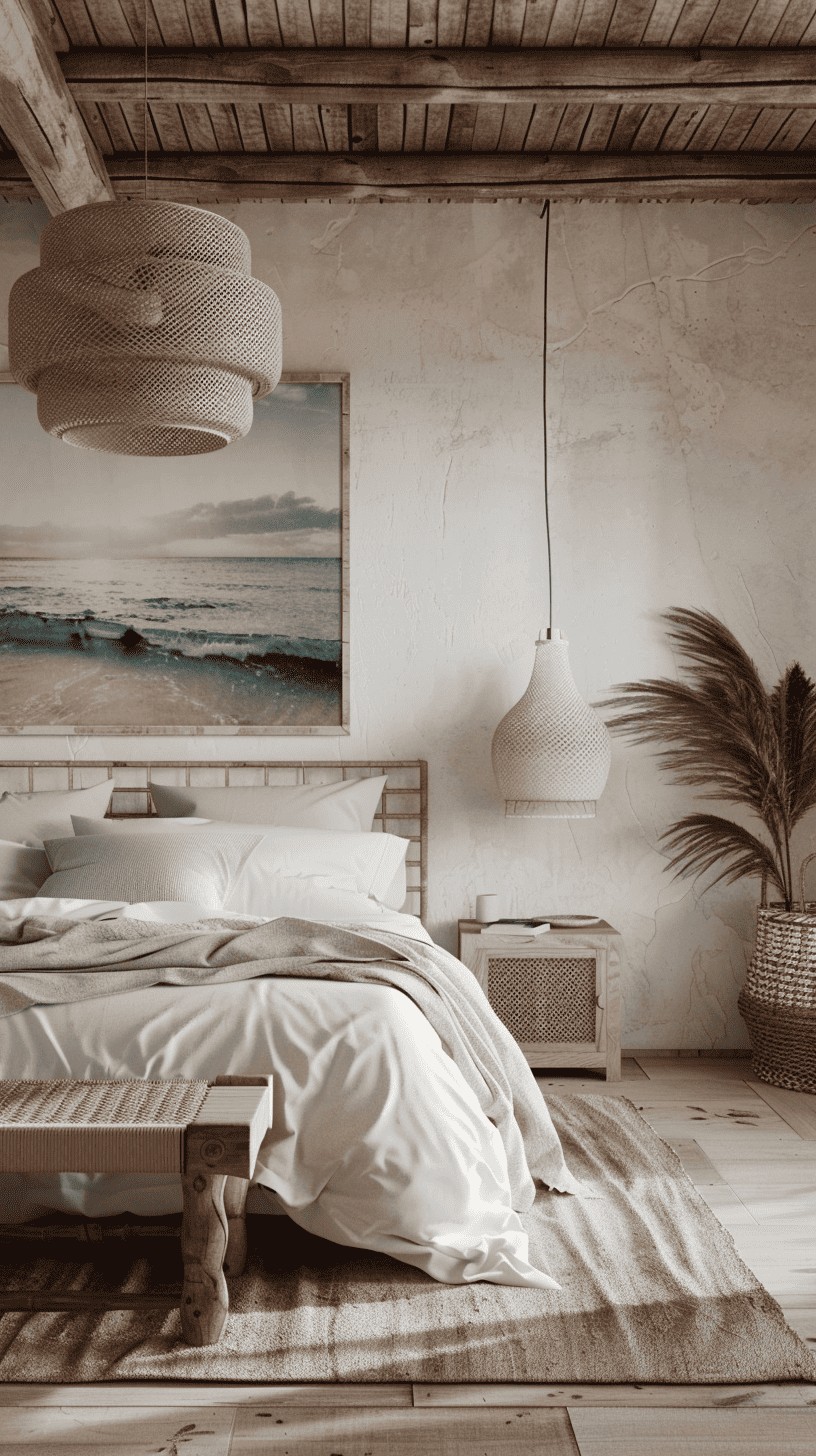 Beachy Bedroom Inspo