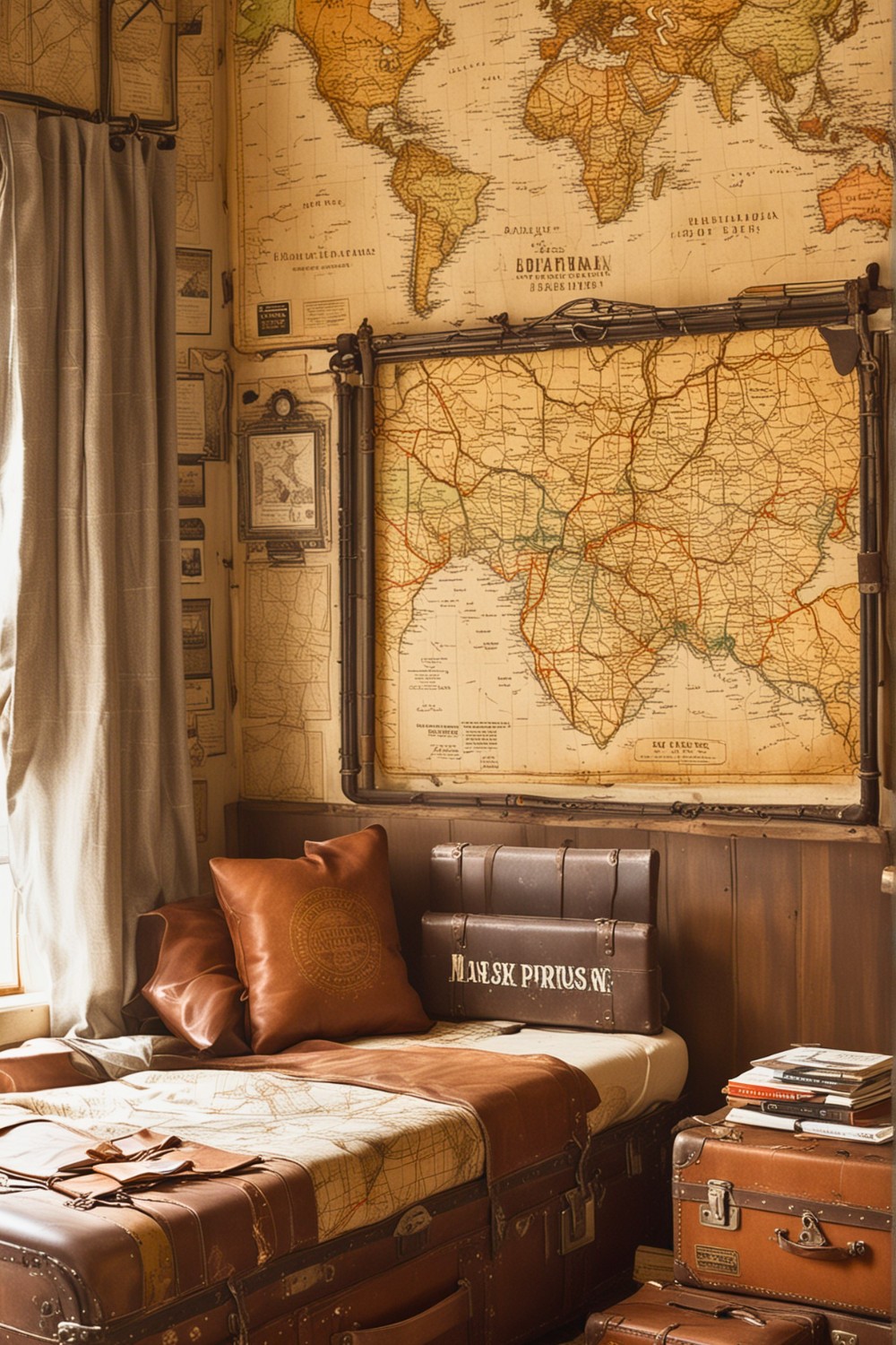 Vintage Train Conductor’s Room