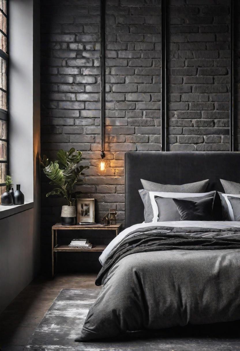 Industrial Grey Bedroom Inspiration