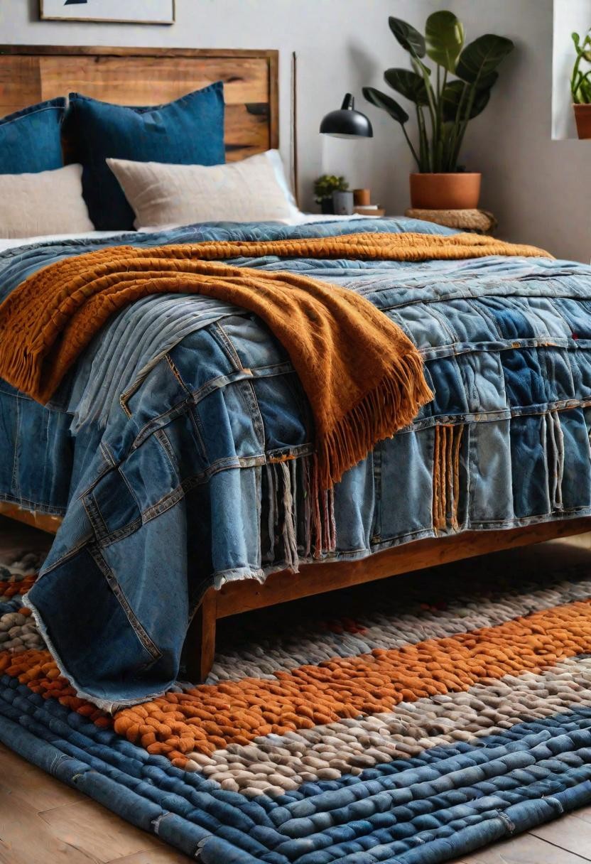 Denim Rug Upcycling Ideas