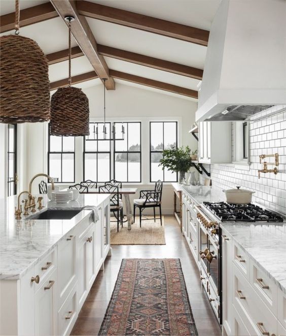 Kitchens with a Nancy Meyers Aesthetic