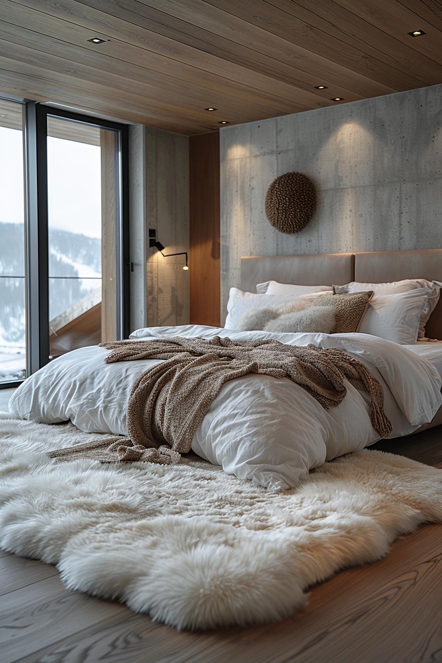 Luxury Touch: Faux Fur Rug