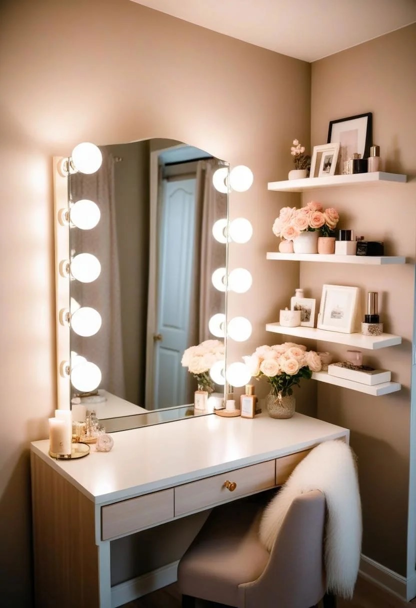 Compact Vanity Area