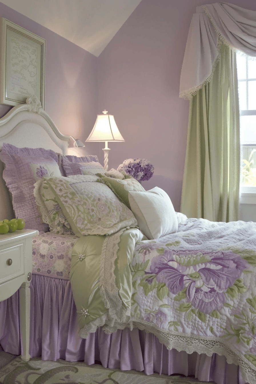 Lavender and Green