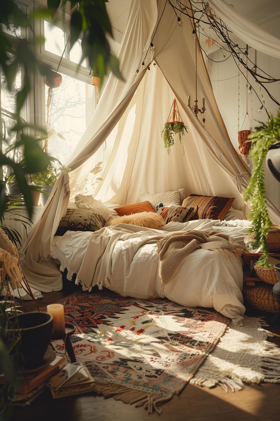 Portable Nomadic Boho Bedroom Trends