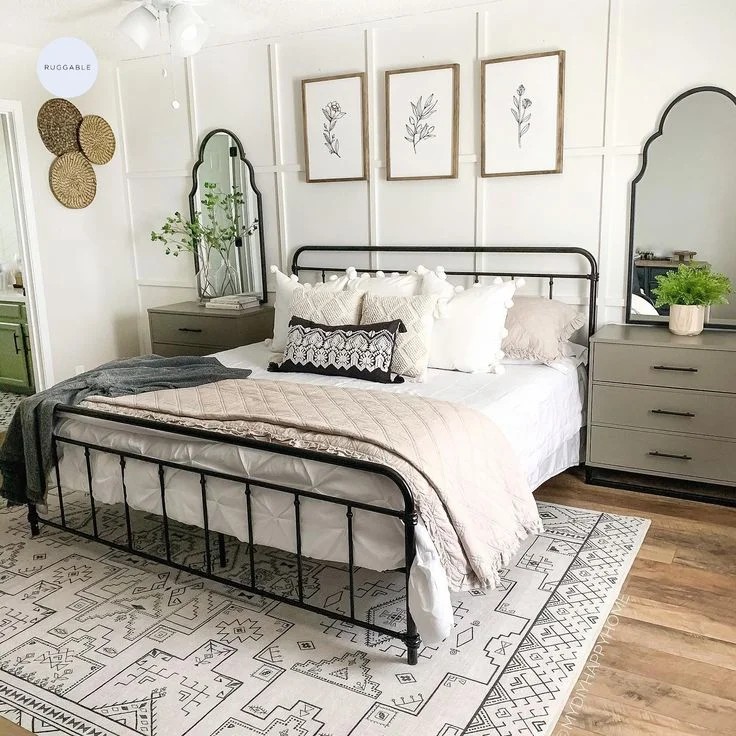 #10) Stunning Modern Farmhouse Bedroom