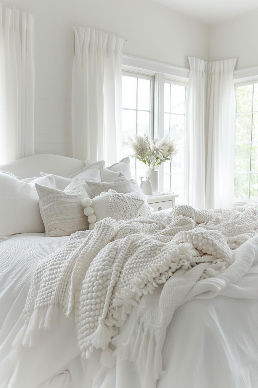 Ethereal White-on-White Aesthetic