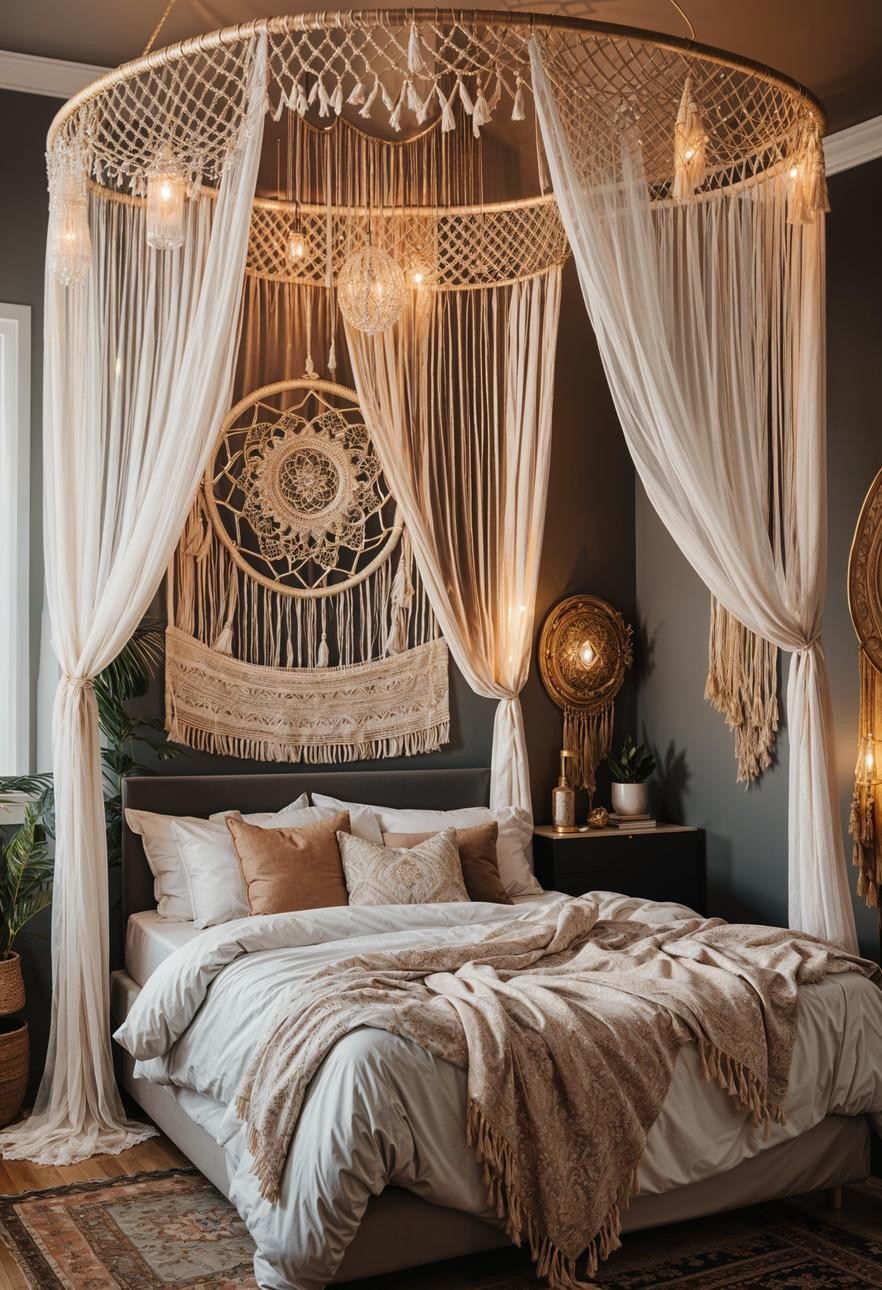 Boho Canopy Bed Inspiration