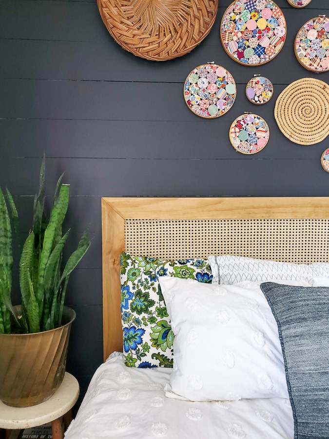 Black Shiplap Wall