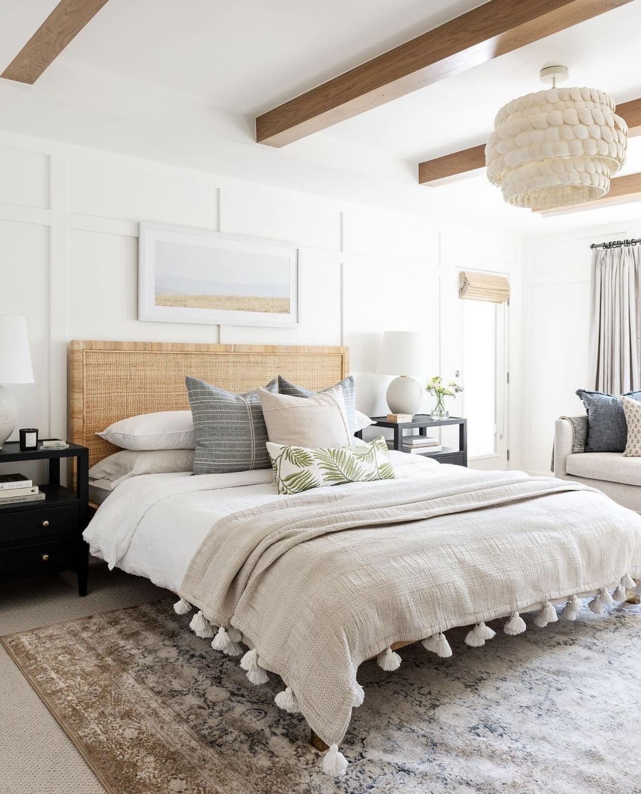 Layered Coastal Bedroom