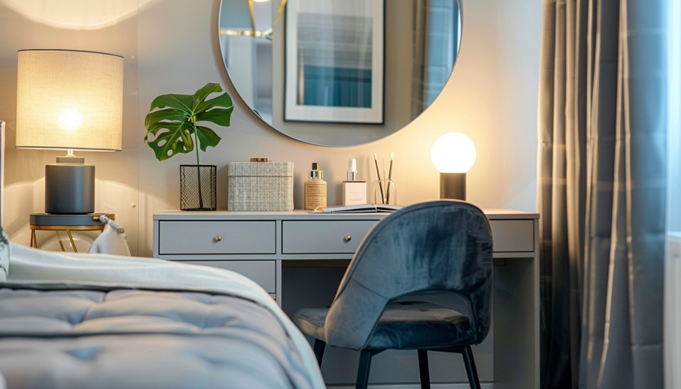 Multi-Purpose Vanity Desk