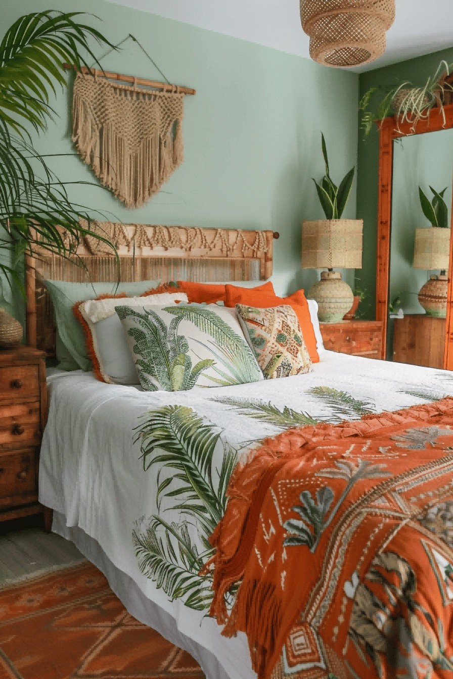 Tropical Accents Boho-Style