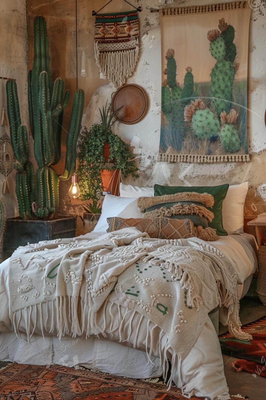 Chic Desert Boho Bedroom Vibes