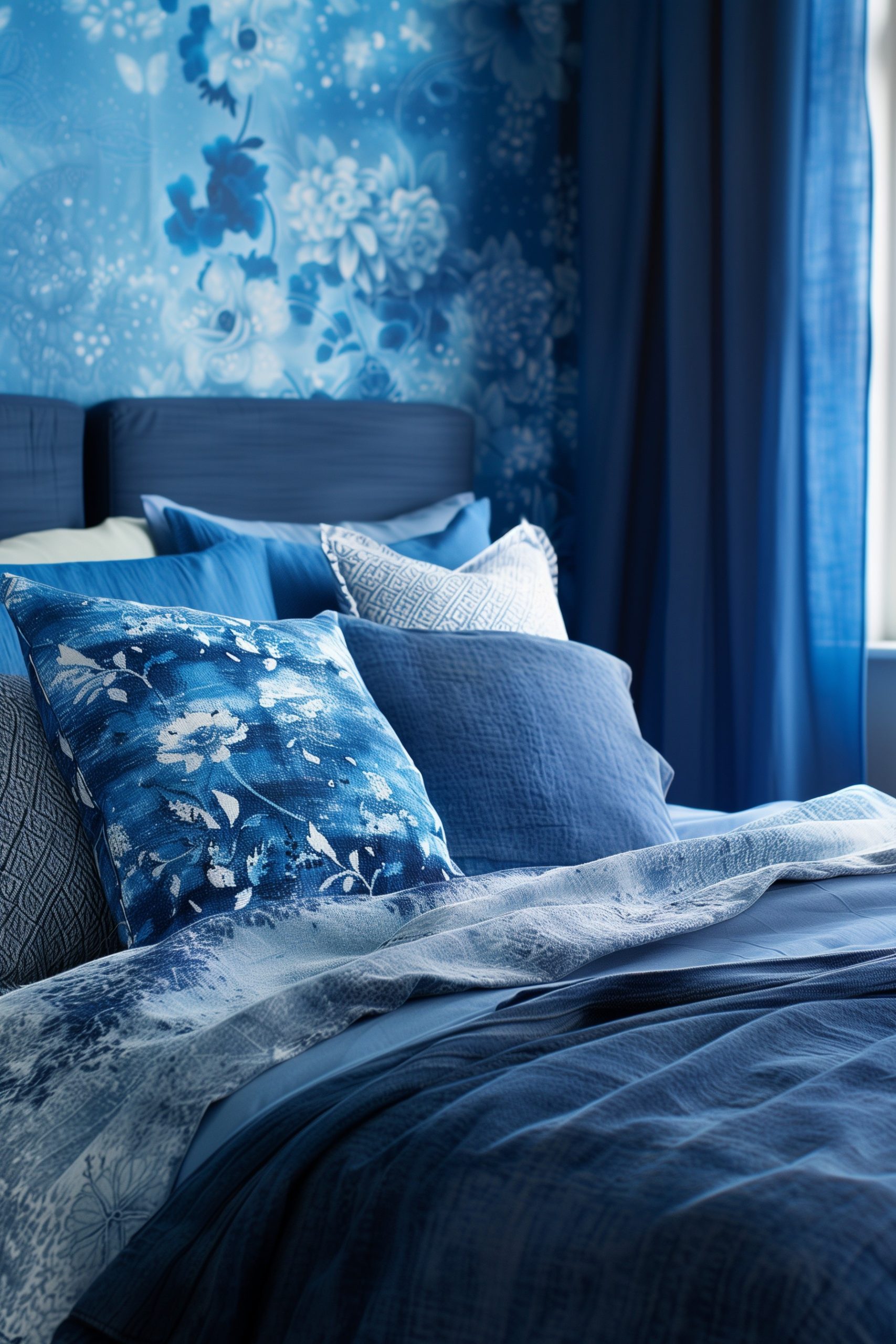 Choose Bedding with Shades of Blue