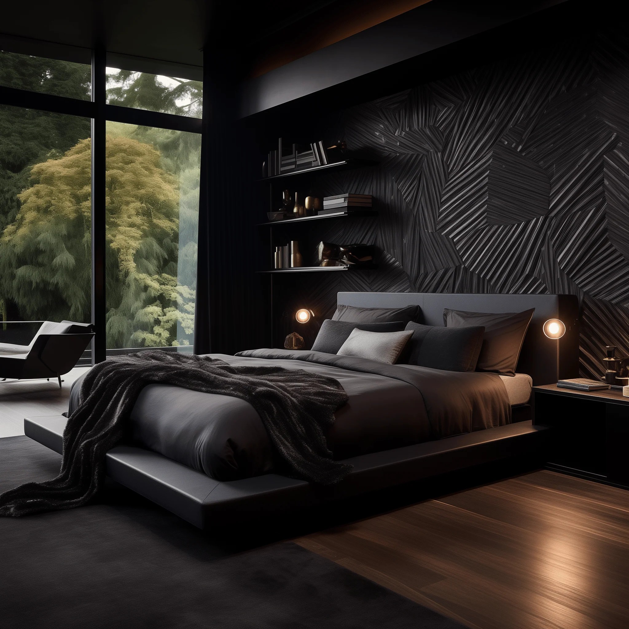 Embrace the minimalist bedroom dark Aesthetic