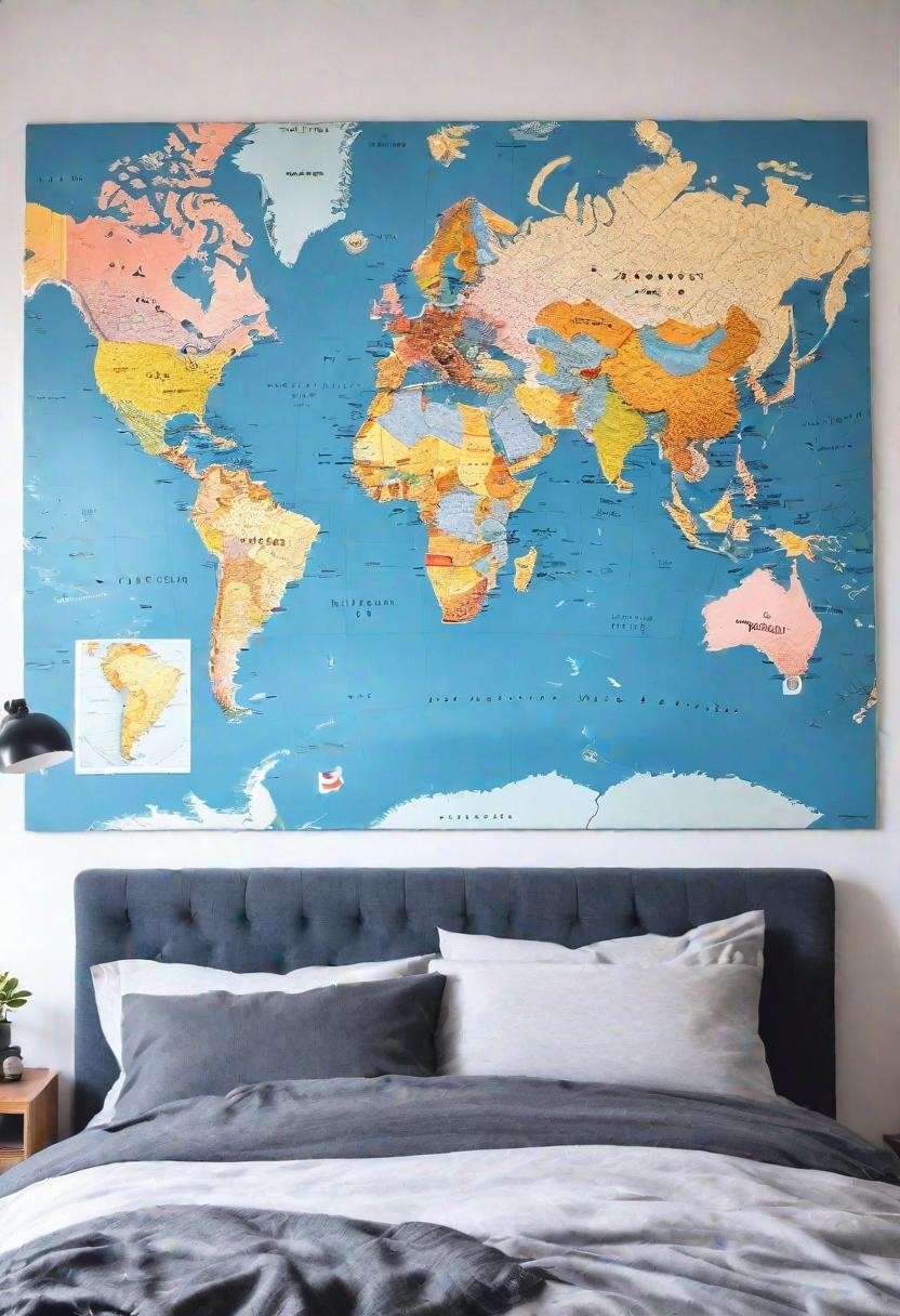 Map Pinboard Ideas