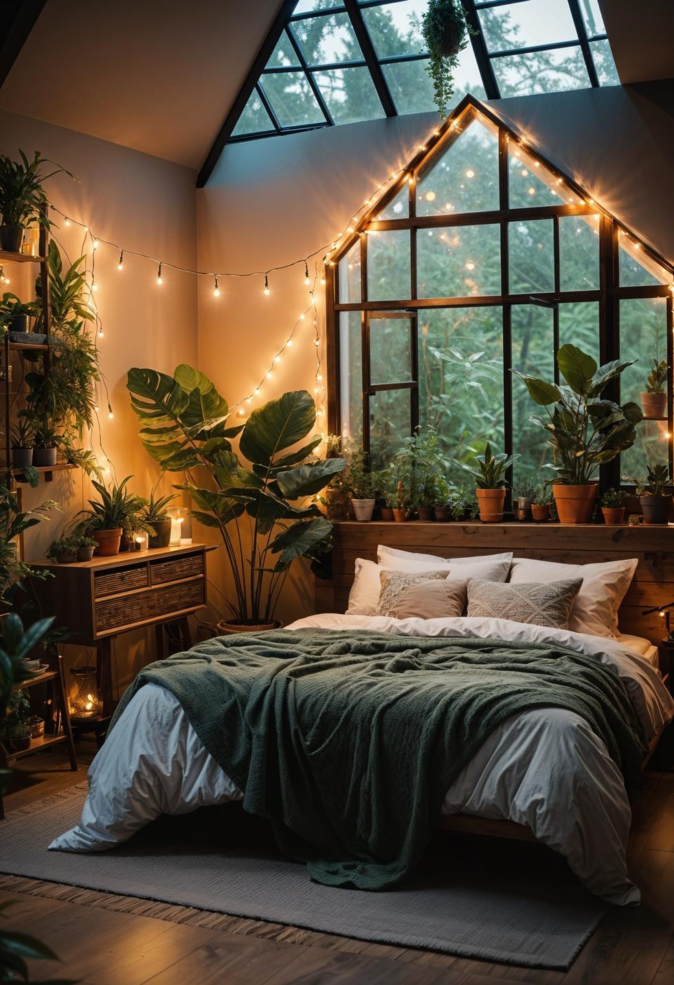 Boho Bedroom Terrariums Decor Ideas