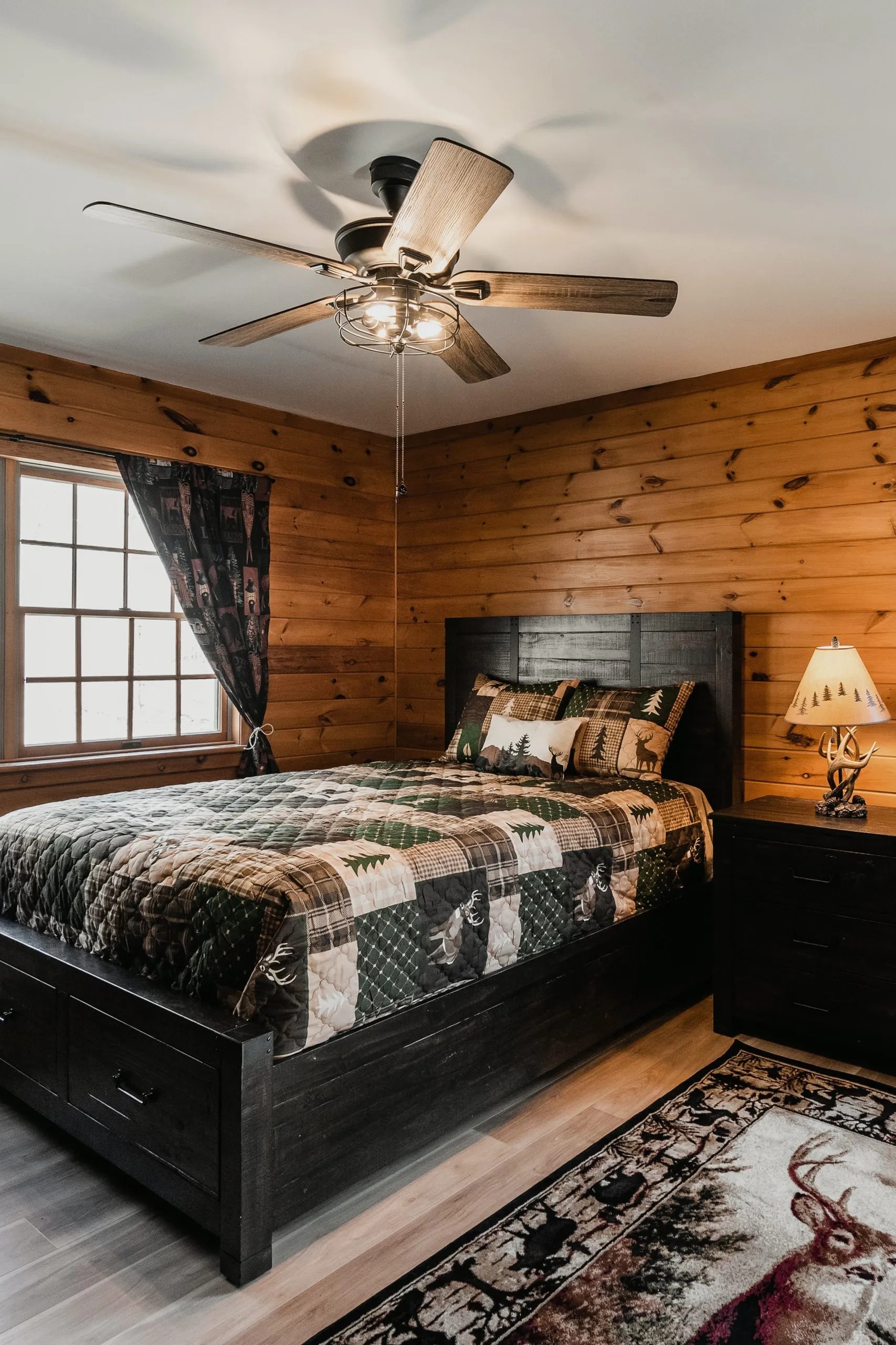 Cabin vibe bedroom accessories