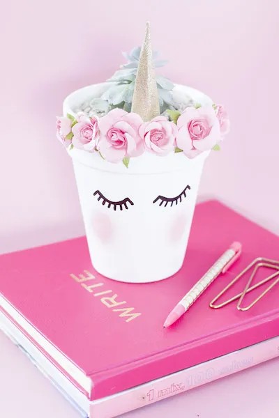 DIY Unicorn Planter