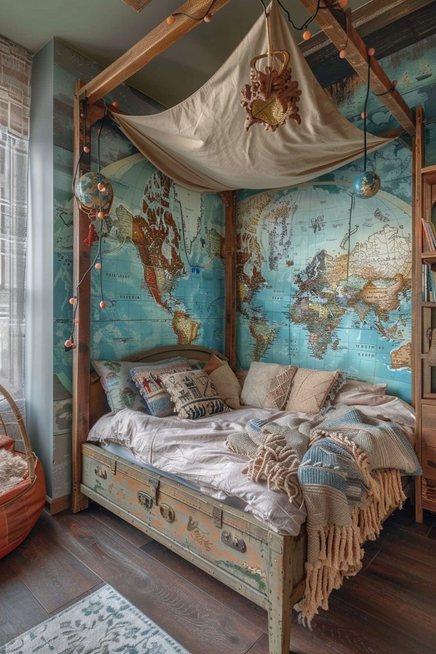 Explorers’ Nook: Teen Boho Room Ideas