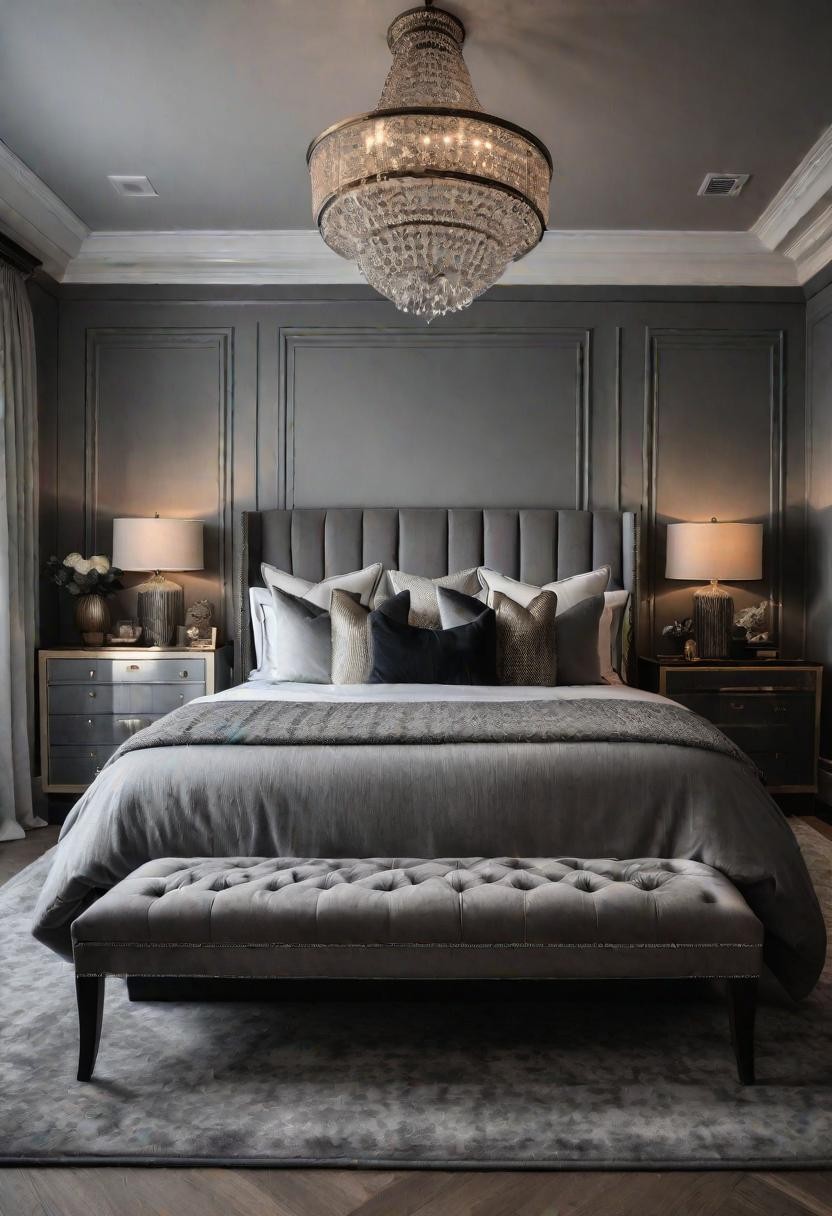 Elegant Grey Bedroom Inspiration