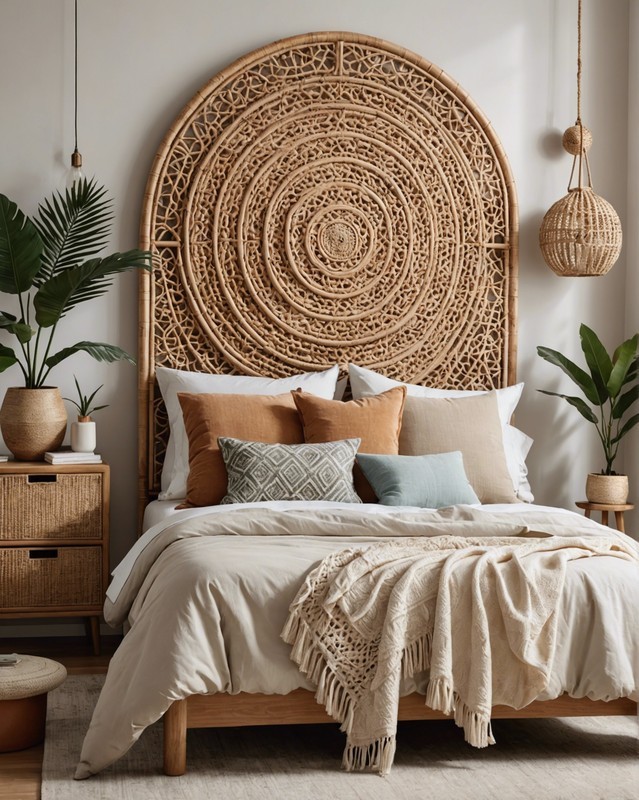 Rattan Headboard