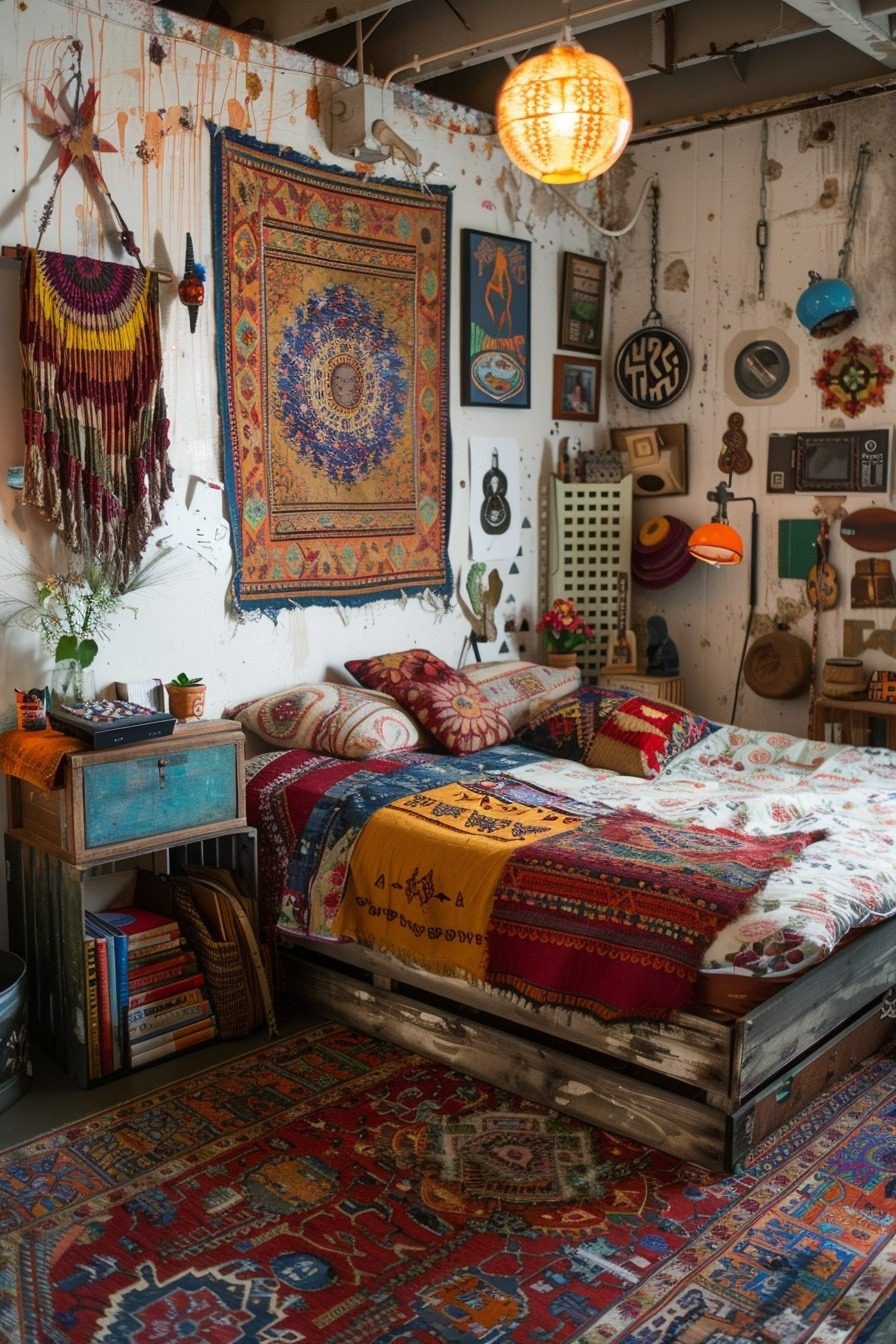 Indie Spirit: Boho Bedroom Decor for Youth