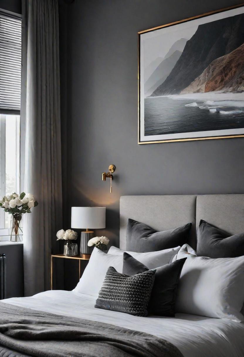 Transitional Grey Bedroom Inspiration