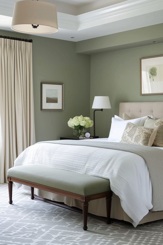 Sage Green Bedroom Walls Will Make Your Space Instantly Zen